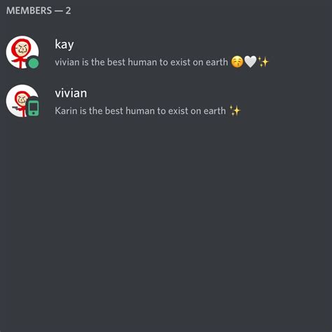 discord status ideas for couples